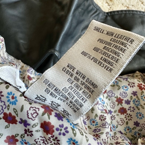 American Rag Women’s Plus Size 3X Black Faux Leather Zip Up Moto Jacket Classic - Picture 11 of 14